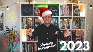 Mijn Top 5 leukste bordspellen uit 2023 [upl. by Ainalem144]