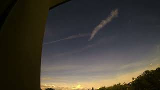 Morning Stratus with Ac clouds Cu Humilis and Ci Intortus Floccus clouds  Timelapse 02092023 [upl. by Lerak]