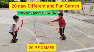 20 new different and Fun games  20 Pe games  physical education games  20 educaçãofisica [upl. by Loren711]