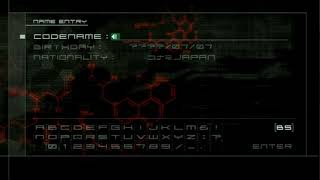 MGS2 Name Entry All Developer Names UPDATED [upl. by Amar]