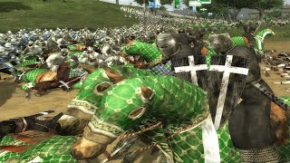 The Last Stand By Castle Walls  3v3 Medieval 2 Total War Online Battle [upl. by Eiboj]