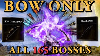 Elden Ring Bows Are OP All 165 Bosses Bow Only Challenge Run [upl. by Felix692]