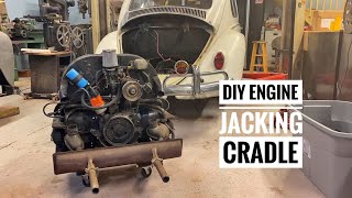 Build an Engine Jacking Cradle for easier VW Engine Removal [upl. by Orsino]