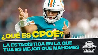 NFL con estadísticas avanzadas ¿Qué es CPOE y para qué sirve [upl. by Hplodnar]