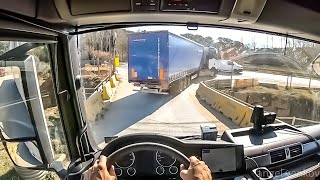 POV Truck Driving MAN TGX 470 Tordera to Peaje Martorell Barcelona Cataluña Spain 🇪🇸 [upl. by Topliffe]