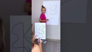 Easy Kids Drawing Hack with the Letter K 🪿 [upl. by Eimot198]