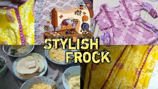 Ammi se pari dant🥲  urgent frock stitch  Daal chawal aou lawazmat  MK Production [upl. by Bathilda903]