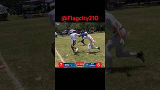 Hip action football fyp sports nfl flagcity210 flagfootball nflflag bbqchicken ot7 affl [upl. by Auqenet]