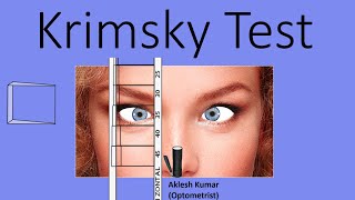 Krimsky Test  Prism Bar Reflex Test  PBRT  Modified Hirschberg test  corneal reflex test [upl. by Sonstrom]