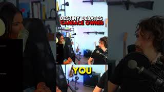 Destiny Debates Candace Owens On College destinydebate destiny dgg politicsdebate dggnetwork [upl. by Lyrem]