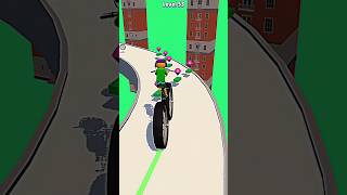 Big Bike Runner Level 53 shorts ytbshorts games [upl. by Aloiv]