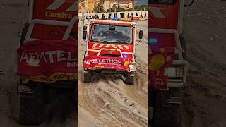 Quand les pompiers deviennent des pilotes de 4x4 😍🔥 Téléthon [upl. by Godden]