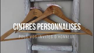 DIY N°1  Cintres mariage personnalisés [upl. by Chamberlain190]