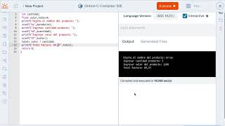 Codificación  003  Sintaxis Lenguaje programación C  Parte II [upl. by Topper798]