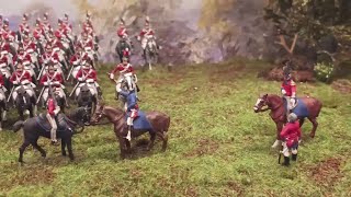 172 Napoleonic Wars1815Lord Wellington inspiziert das quotLife Guardsquot Regiment [upl. by Assirrec]