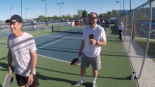 2024 Brigham City Memorial Pickleball Tournament Mens Doubles 19 50 R1 [upl. by Aztirak]