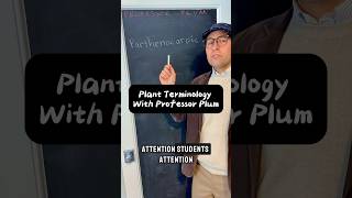 Plant Terminology with Professor 🤣  Parthenocarpic shorts gardening gardens professor plants [upl. by Breed818]