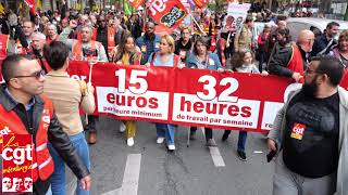 Manifestation parisienne du 18 octobre 2022 [upl. by Domella236]