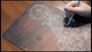 Art By Chelsea  Copper Plate Etching Intaglio Process Demo [upl. by Kere]