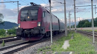 RJ 755 von Flughafen Wien nach Graz ÖBB 1116 2288 [upl. by Nich]