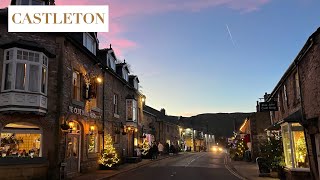 Christmas in an English Village  Castleton Peak District [upl. by Hsaka484]