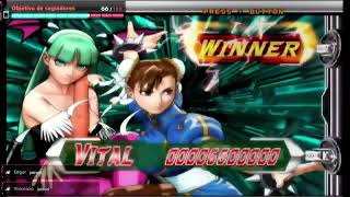 Tatsunoko vs Capcom  MorriganChunLi Walkthrough Gameplay [upl. by Stewardson568]