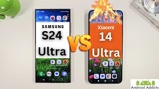 Xiaomi 14 Ultra vs S24 Ultra  AnTuTu Benchmark GeekBench 6 3DMark [upl. by Oballa]