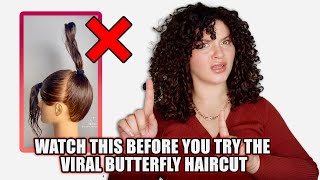 A BETTER WAY TO DIY THE BUTTERFLY HAIRCUT pro stylists guide [upl. by Eunice]