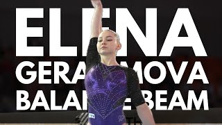 Elena Gerasimova Shines on Balance Beam Gymnastics Championship 2024 [upl. by Marco]