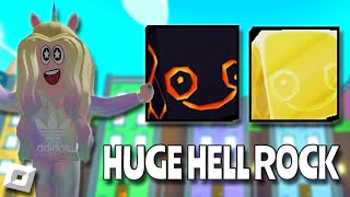 Pet Simulator X  HATCHING HUGE HELL ROCK SA BAGONG UPDATE  Roblox [upl. by Rehoptsirhc]