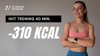 WYZWANIE JESIEŃ 🔥2 Trening odchudzający HIIT Cardio 310 KCAL [upl. by Nref]