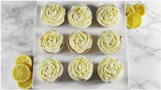 Lemon Cupcake Recipe  Moist and Easy Lemon Cupcakes  Step by Step Baking [upl. by Elletnwahs]