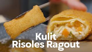 JAJANAN PASAR FAVORIT  RESEP KULIT RISOLES RAGOUT [upl. by Shoifet]