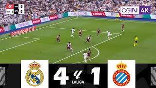 Real Madrid contre RCD Espanyol 41  LaLiga 202425  Résumé de Match [upl. by Irvin776]