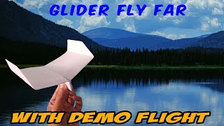 how to make a paper airplane Glider Easy world record  Paper Plane Tutorial [upl. by Bernadette]