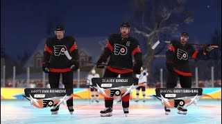 PS4 NHL 20 NHL Threes Exhibition Tampa Bay Lightning Vs Philadelphia Flyers [upl. by Olihs]