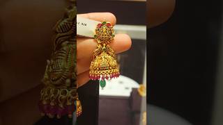 Gold jhumka collections CMR shopping mall kukatpally Hyderabad shopping [upl. by Kcinom]