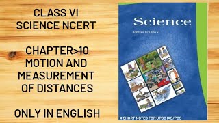 cl6ch10  class 6 science ncert  chapter 10  Motion and measurement of distances  short notes [upl. by Sida169]