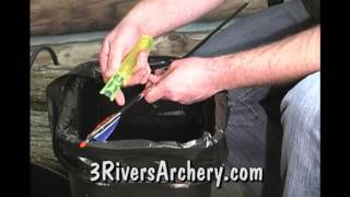 Using the Bohning Archery StripPro Fletching Stripping Tool [upl. by Rehpotsirhc308]