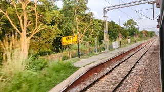 amritsar lal kuan express skip bundki station at full speed [upl. by Ateloj]