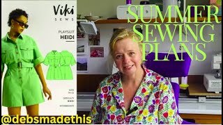 Summer sewing plans 2024 better late than never Bottoms tops dresses and swimwear [upl. by Roath663]