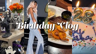 MY 28TH BIRTHDAY VLOG  GRWM ASMR Mini Shopping Haul amp Reflection [upl. by Padraic609]