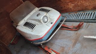 1967 Evinrude Skeeter Snowmobile restoration pt 1 [upl. by Tegan]