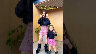 KIMA Y KIMBERLY VESTIDAS IGUAL 😍❤️  jukilop shorts kimberlyloaiza [upl. by Yhtomot]