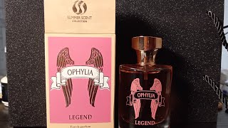 OPHYLIA LEGEND BY SUMMER SCENT PERFUME REVIEW [upl. by Austina475]