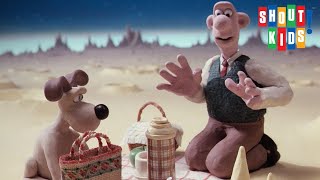 Wallace amp Gromit The Complete Cracking Collection  Clip A Grand Day Out [upl. by Llevron984]