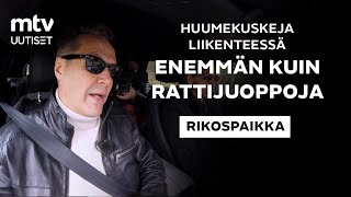 Rikospaikka I Huumekuskeja liikenteessä enemmän kuin rattijuoppoja [upl. by Amhsirak]