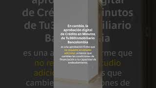 ¿Crédito de vivienda aprobado o preaprobado Esta es la diferencia  Bancolombia [upl. by Marutani799]