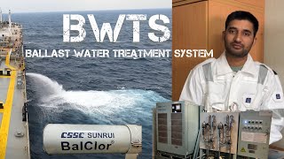 Ballast Water Treatment System  Sunrui Balclor BWTS  BWTS working amp Operation [upl. by Anairam]