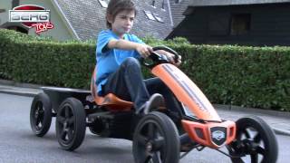 BERG Rally Orange pedal gokart [upl. by Ancalin]